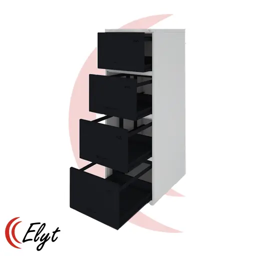 Arquivo metálico para uso corporativo