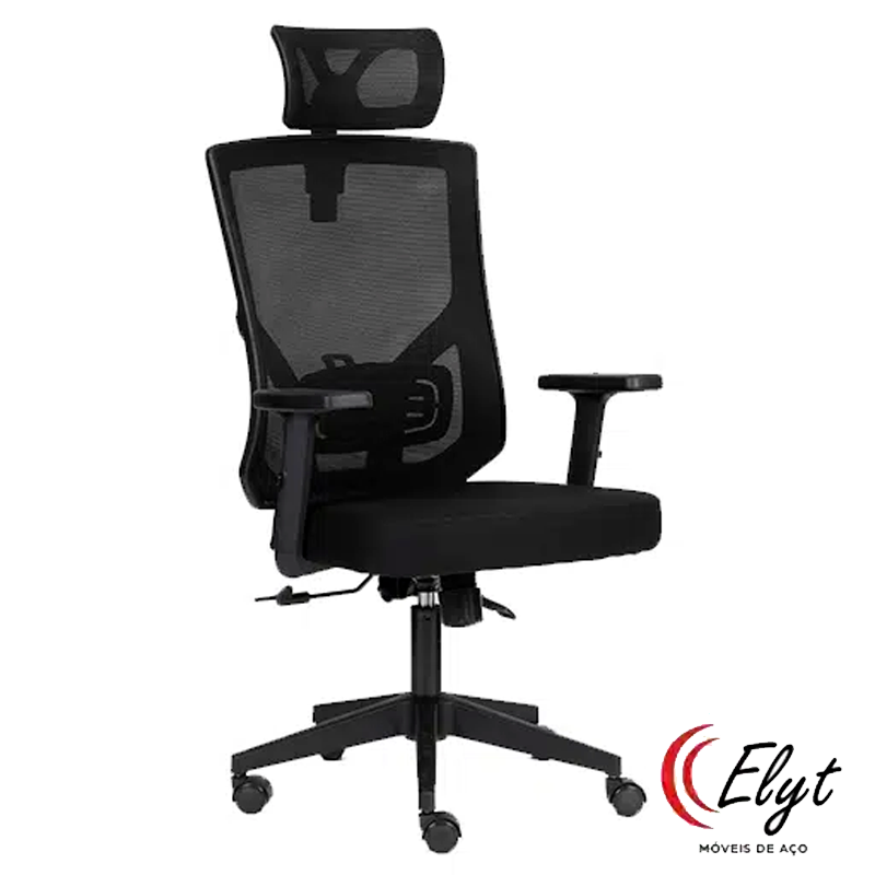 Cadeira Secretária Estofada para Conforto no Trabalho