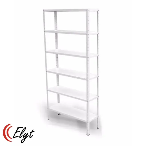 Estante metálica com montagem simples