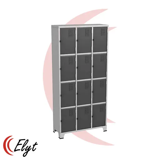 Fábrica de Roupeiro de Aço 12 Portas Industrial