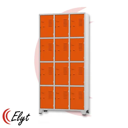 Fábrica de Roupeiro de Aço 12 Portas Industrial