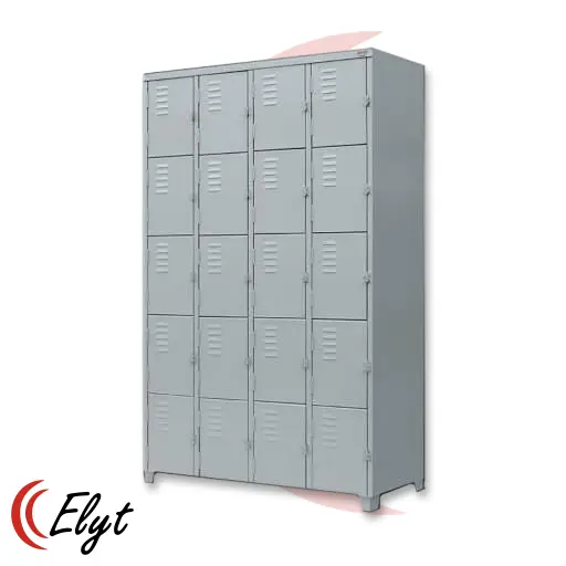 Fábrica de Roupeiro de Aço 20 Portas Industrial