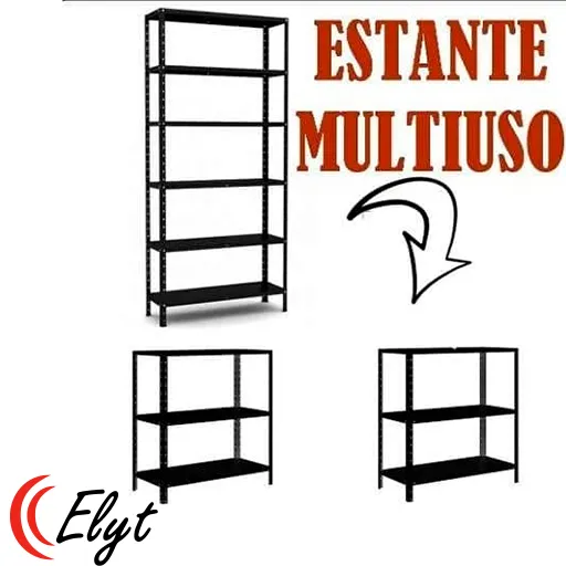 Revenda de Estante de aço colorida dupla flex