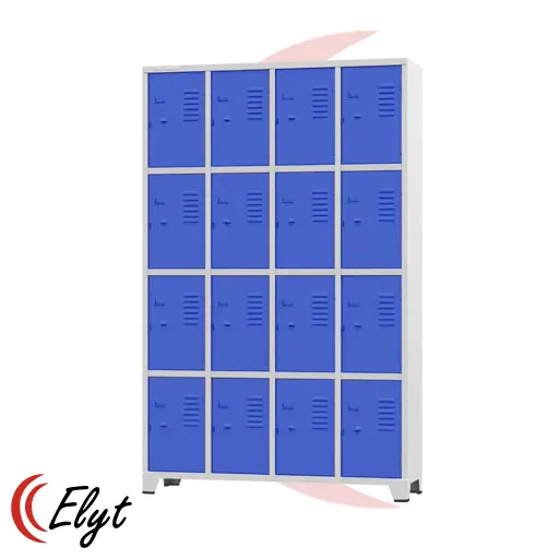 Revenda de Roupeiro de Aço 16 Portas com Desconto