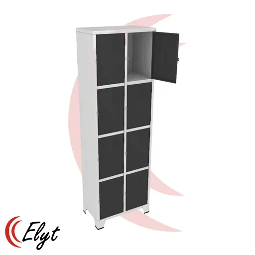 Roupeiro Metálico com 8 Compartimentos Industriais